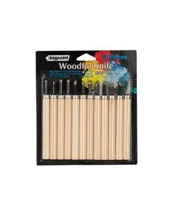 Bigpoint Ahşap Oyma 12'li Set (Woodful/Graver Knife)