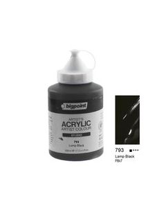 Bigpoint Akrilik Boya 500 ml Lamp Black 793