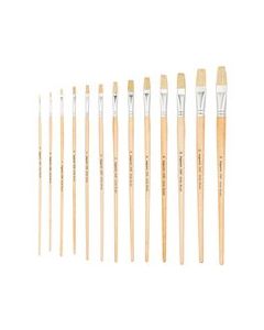 Bigpoint 258F Serisi Doğal Kıl Düz Kesik Fırça No: 24