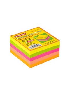 Bigpoint Yapışkanlı Not Kağıdı Super Sticky Küp 5 Neon Renk 400 Yaprak